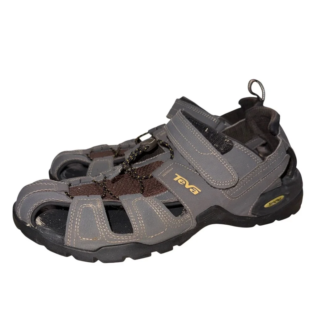 Teva Men's Forebay Fisherman Sandals 13 Closed Toe Hiking Water Shoes